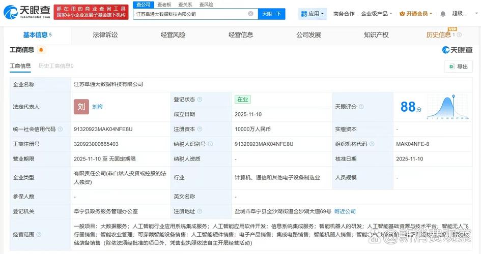 科技巨頭新布局 注冊資本1億，搶占大數據與人工智能新高地